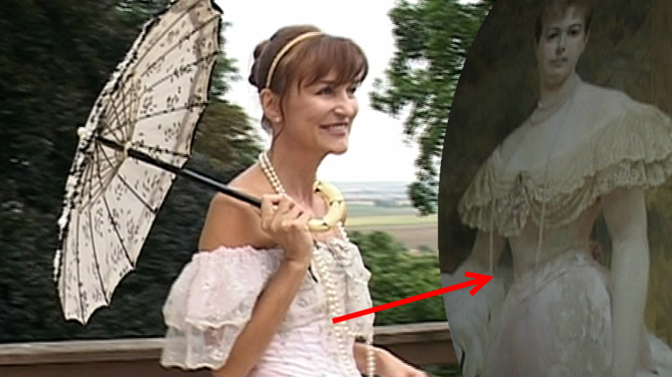 video VIP zprávy: Beata Rajská v kopii slavné svatební róby hraběnky Thurn-Taxis